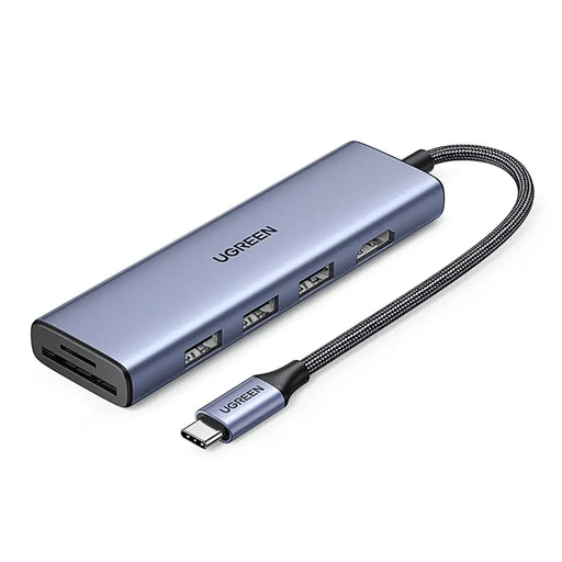 Хъб 6в1 Ugreen CM511 USB-C - HDMI / 3x USB-A 3.0