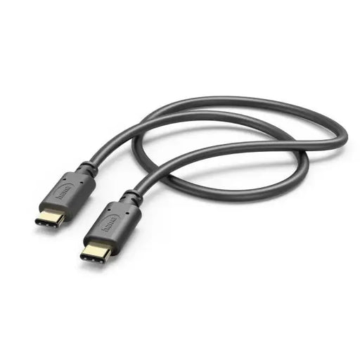 HAMA Кабел USB-C мъжко - USB-C мъжко 1.0 м 480 MBit/s Черен