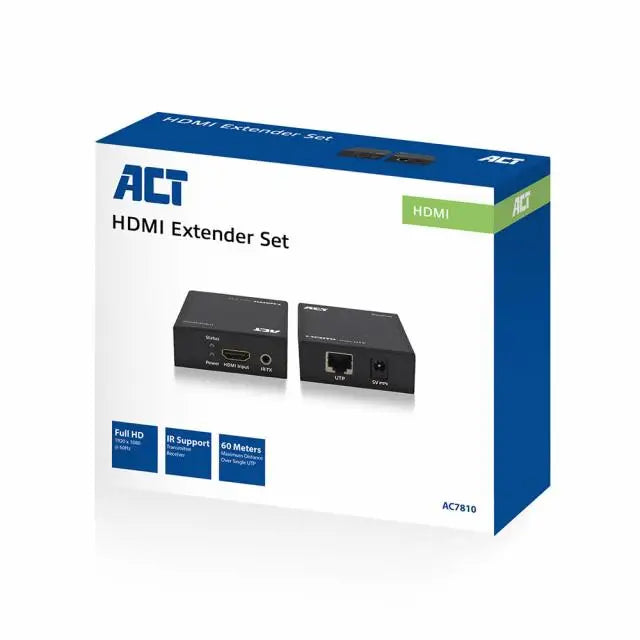 HDMI Extender (усилвател) ACT AC7810 усилва