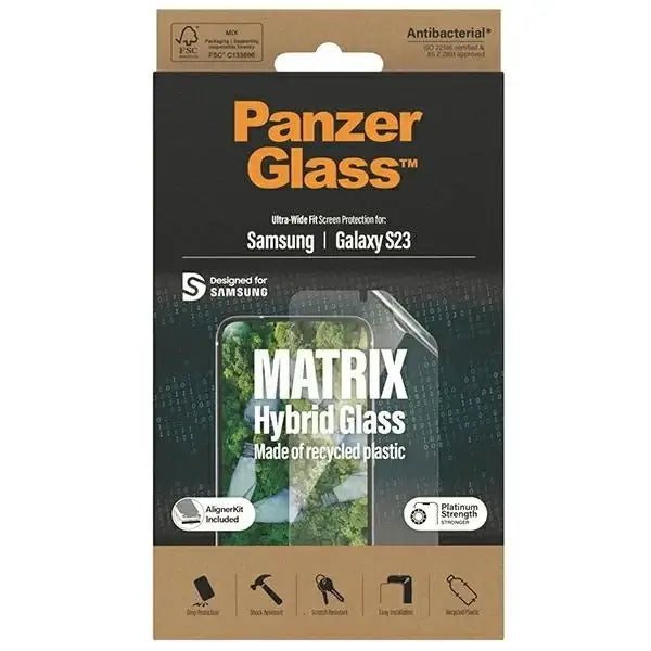 Хибридно стъкло PanzerGlass Matrix за Samsung Galaxy S23