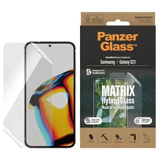 Хибридно стъкло PanzerGlass Matrix за Samsung Galaxy S23