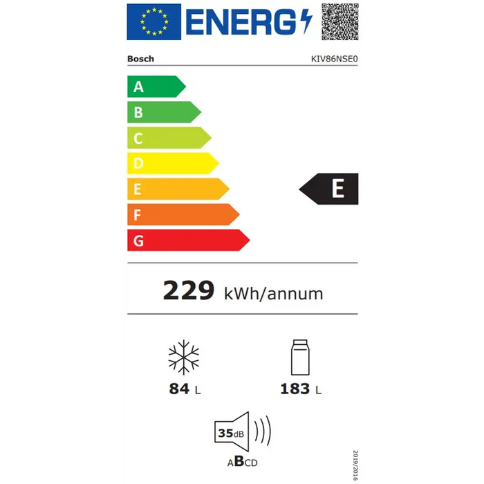 Хладилник Bosch KIV86NSE0 SER2 BI fridge-freezer