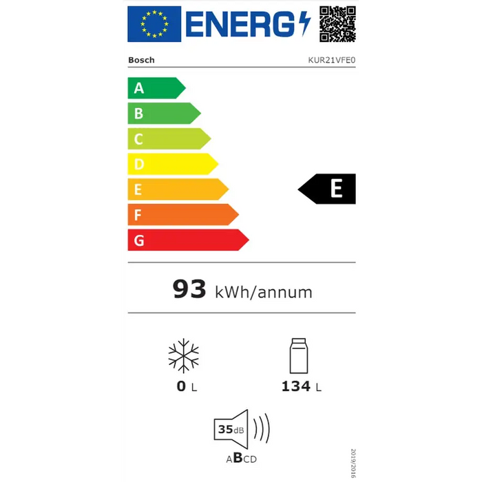 Хладилник Bosch KUR21VFE0 SER4 Undercounter