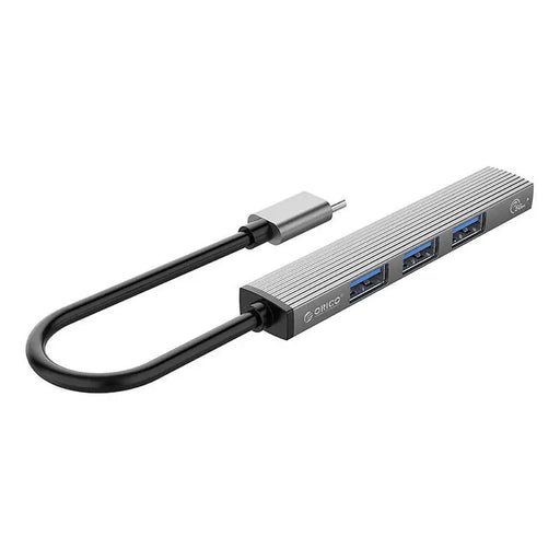 Хъб 4в1 Orico USB / USB 3.0 + 3x USB 2.0 сив