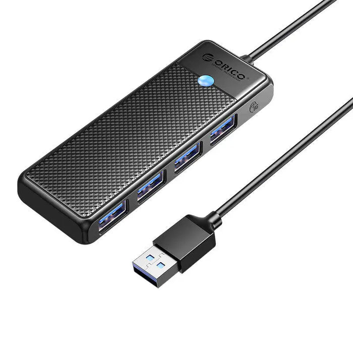 Хъб 4в1 Orico USB-A / 4xUSB-A 3.0 черен