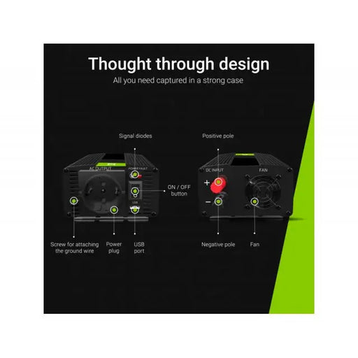 Инвертор GREEN CELL 24/220V DC/AC 1500W/3000W