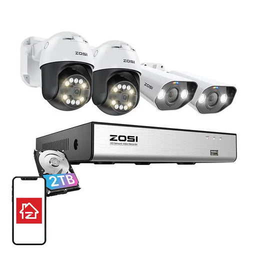 IP камера ZOSI C296 WiFi 5MP 2бр. C182 WiFi 8MP