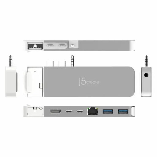 j5create JCD395 4K60 Pro USB4 Хъб MagSafe Kit За