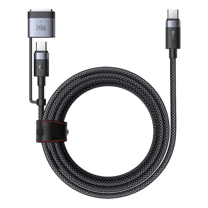 Кабел 2в1 USB-C / USB-C + Magsafe 3 Mcdodo CA-0140 2m черен