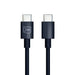 Кабел 3mk Hyper Cable USB-C към USB-C 100W 1.2m черен