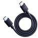 Кабел 3mk Hyper Cable USB-C към USB-C 100W 1.2m черен