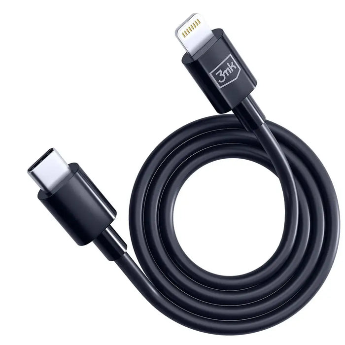 Кабел 3mk Hyper Cable USB-C към Lightning 20W 1.2m черен