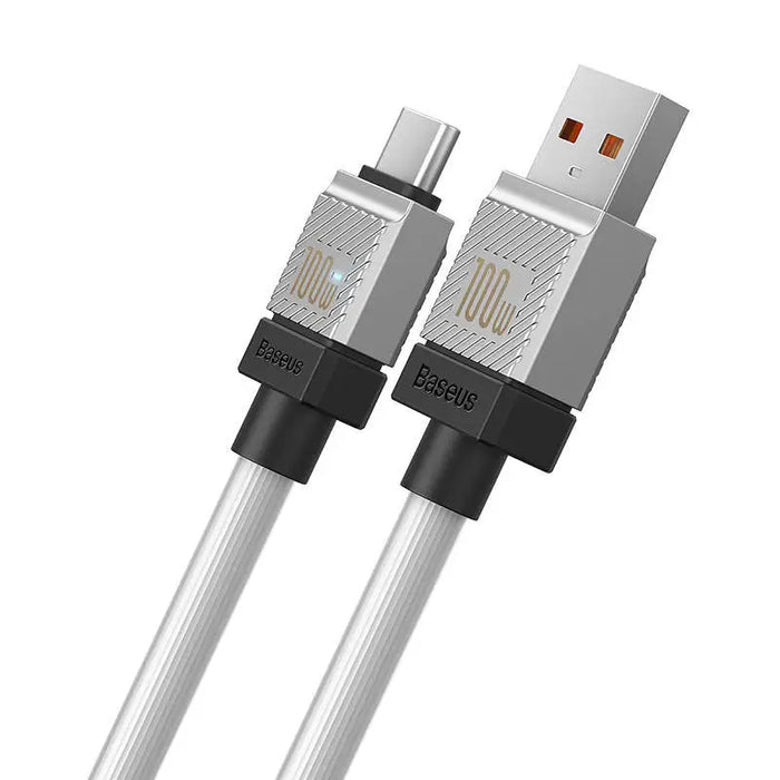 Кабел Baseus CoolPlay USB към USB - C 100W 1m бял