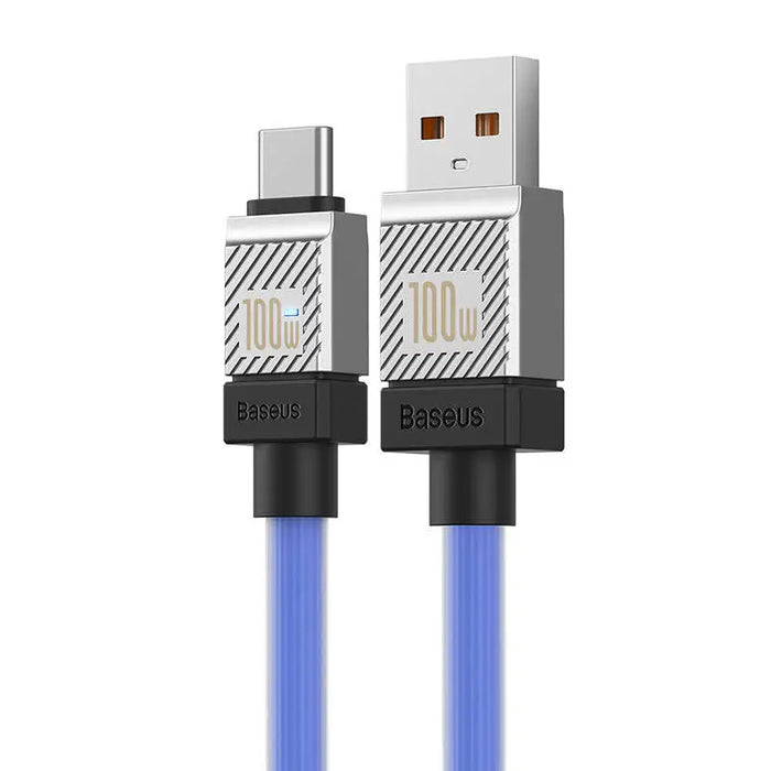 Кабел Baseus CoolPlay USB към USB - C 100W 1m син