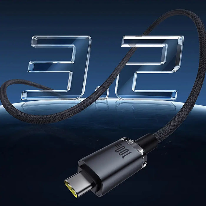 Кабел Baseus Crystal Shine CB000089 USB-C към USB-C