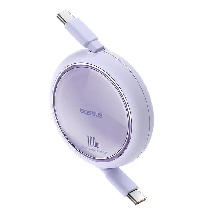 Кабел Baseus Free2Draw USB-C към USB-C PD 100W 1m лилав