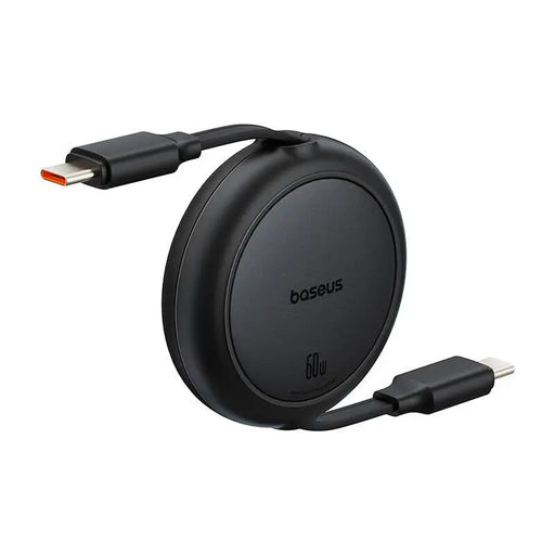 Кабел Baseus Free2Pull Mini USB-C към USB-C 60W 1m черен