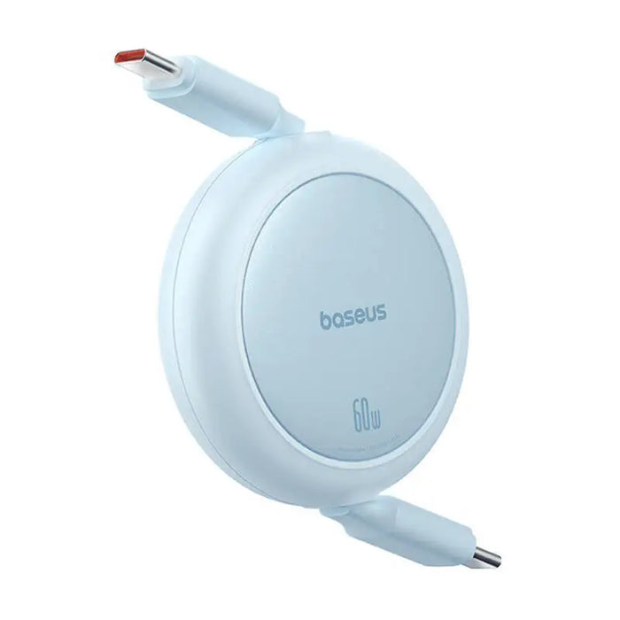 Кабел Baseus Free2Pull Mini USB-C към USB-C 60W 1m син