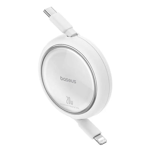 Кабел Baseus Free2Pull USB-C / Lightning 20W бял