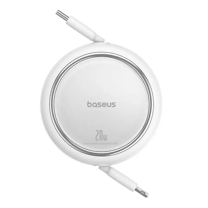 Кабел Baseus Free2Pull USB-C / Lightning 20W бял