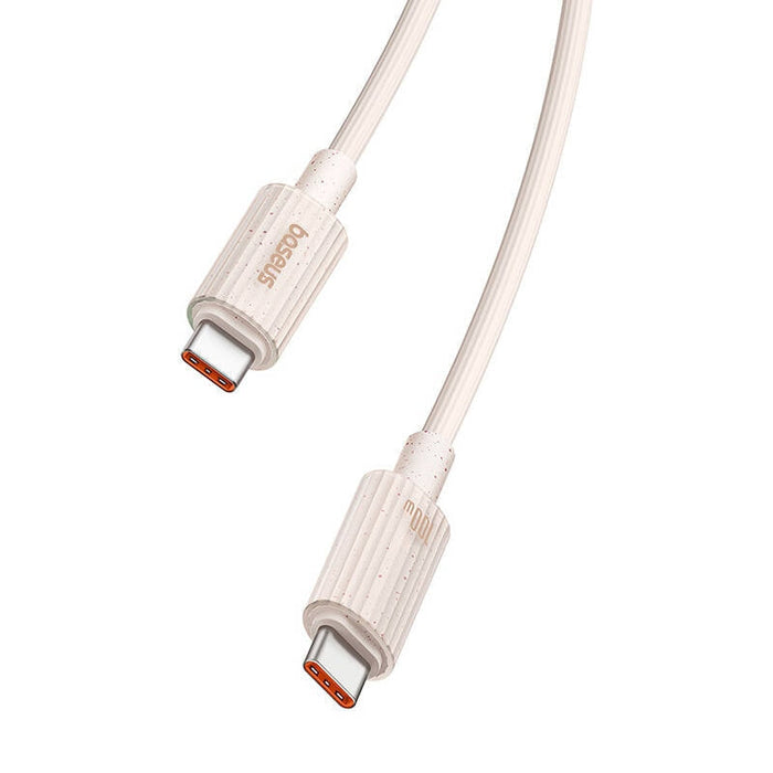 Кабел Baseus Habitat Series USB-C към USB-C 100W 2m розов