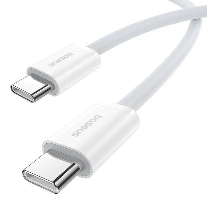 Кабел Baseus Superior Series ll USB-C към 30W 480Mb/s 1m бял