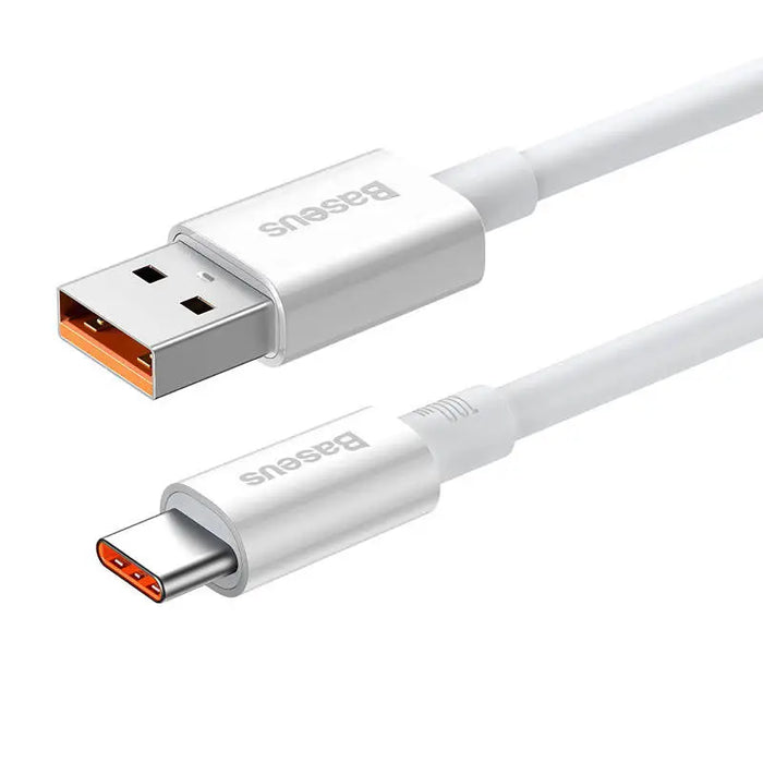 Кабел Baseus Superior USB към USB - C 100W 1.5m бял