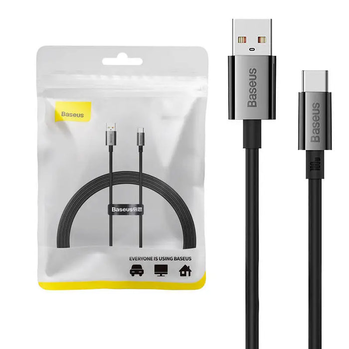 Кабел Baseus Superior USB към USB - C 100W 1.5m черен