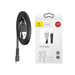 Кабел Baseus Tough Series USB към Lightning 2A 1m черен