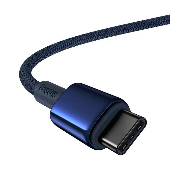 Кабел Baseus Tungsten Gold USB - C към USB - C 100W 1m син