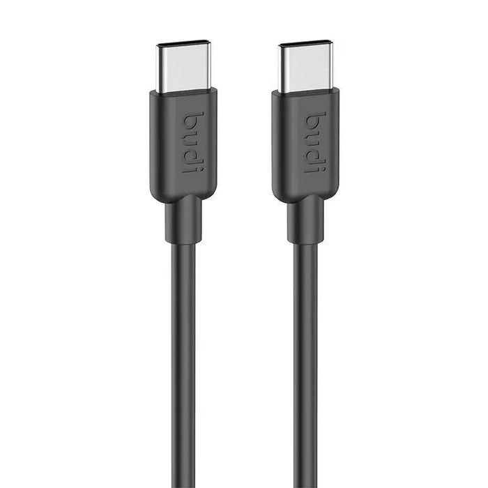 Кабел Budi USB - C към PD 65W 1.2m черен