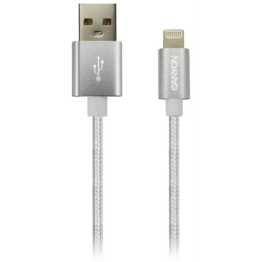 Кабел CANYON CNE-CFI3PW USB-Lightning 1M