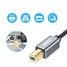 Кабел Choetech AB0011-BK USB към USB-B 3m черен