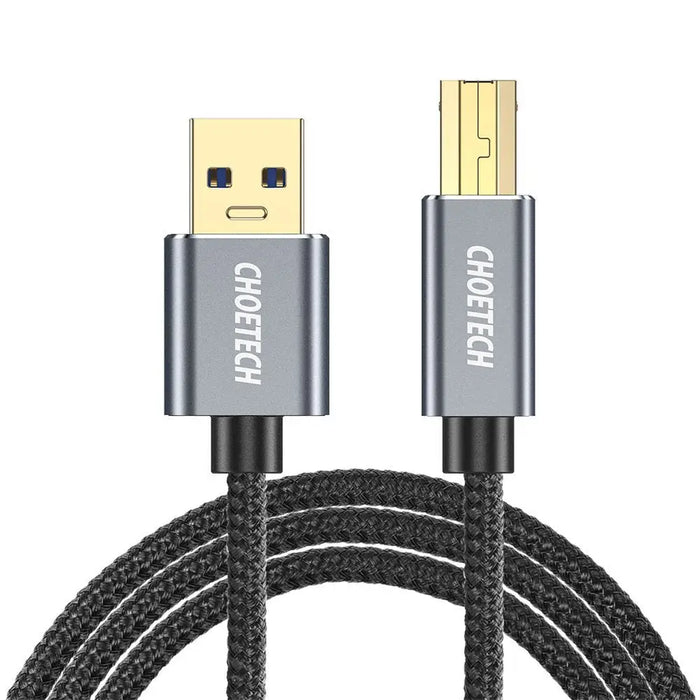 Кабел Choetech AB0011-BK USB към USB-B 3m черен