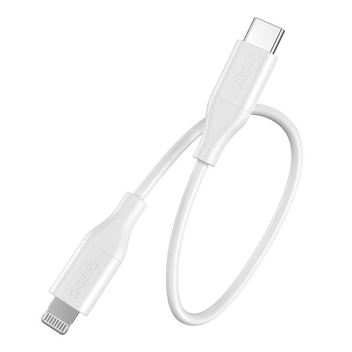 Кабел Choetech IP0040 USB-C към Lightning PD 18/30W 1.2m бял