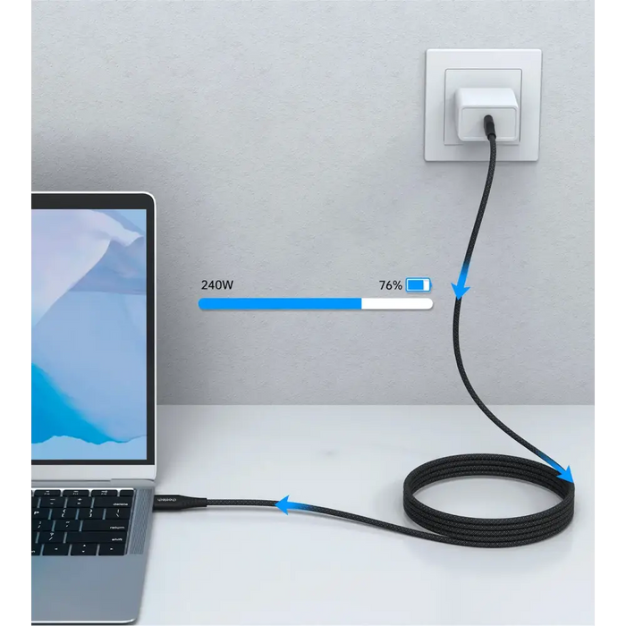 Кабел Choetech XCC-1051 USB-C / USB-C PD 3.1 240W 1.8