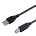 Кабел Diva Printer Cable USB2.0/A to B/ 3m Black