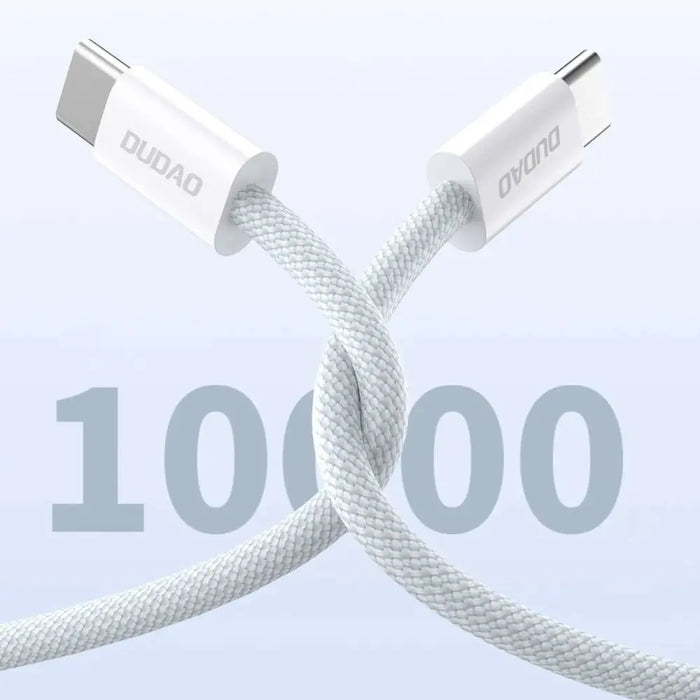 Кабел Dudao L6C PD 60W USB-C към 2m бял