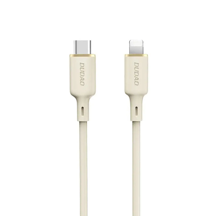 Кабел Dudao L7SCL USB-C към Lightning 30W 2m бежов