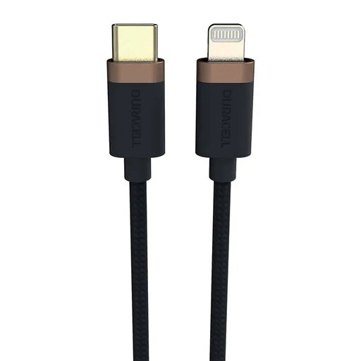 Кабел Duracell USB-C към Lightning 1 метър черен