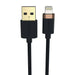 Кабел Duracell USB-C към Lightning 1m черен