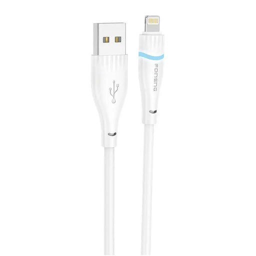 Кабел Foneng X101 USB-A / Lightning 2,4A 1,2m бял