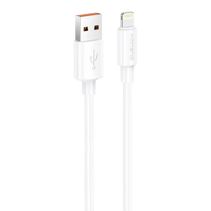 Кабел Foneng X108 USB-A / Lightning 2.4A 1m бял