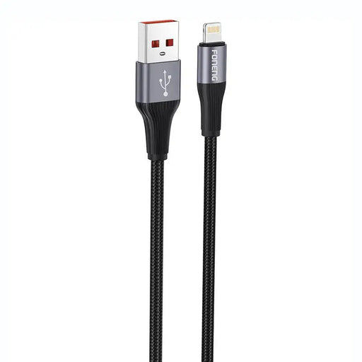 Кабел Foneng X112 USB-A / Lightning 2.4A 1m черен