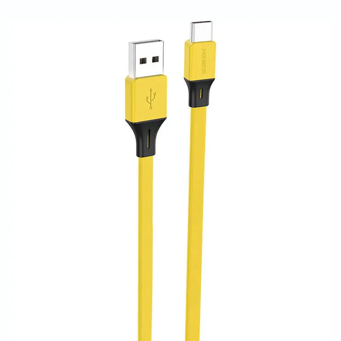 Кабел Foneng X96 USB-A / USB-C 2.4A 1m жълт