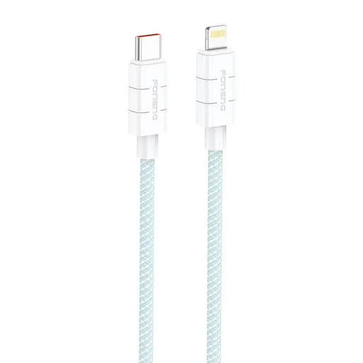 Кабел Foneng XS02 PD27W USB-C / Lightning 1.2m син