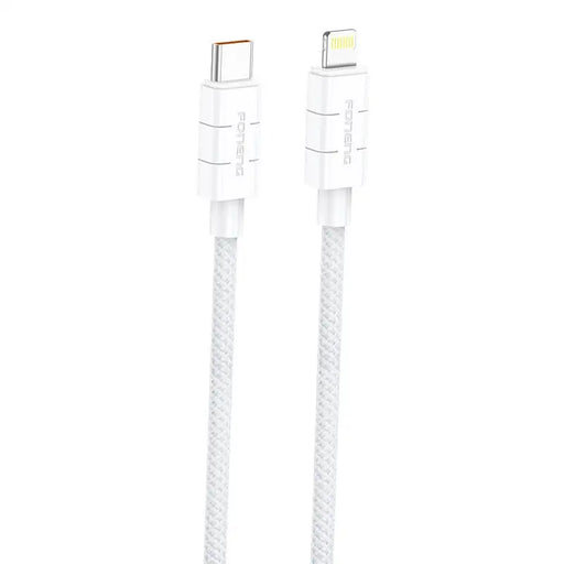 Кабел Foneng XS02 USB-C / Lightning PD27W 1,2m бяла