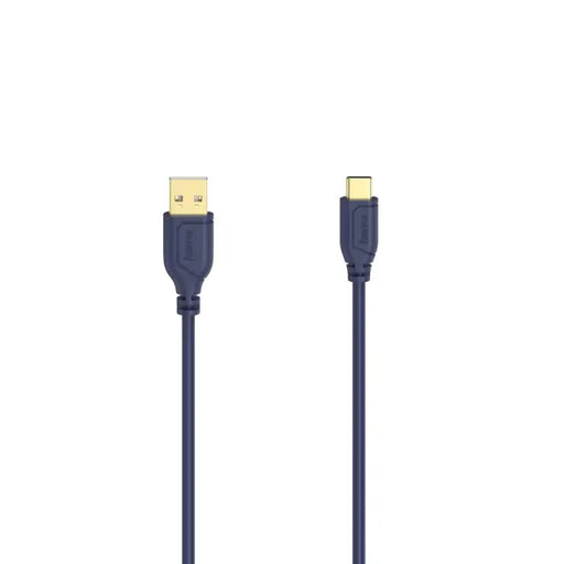 Кабел Hama Flexi-Slim USB-C - USB-A 2.0 мъжко