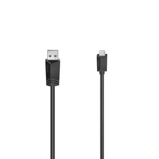 Кабел HAMA USB 2.0 - micro USB 1.5 м. Черен екраниран