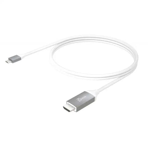 Кабел j5create JCC153G USB-C мъжко - HDMI мъжко 1.8 m Бял